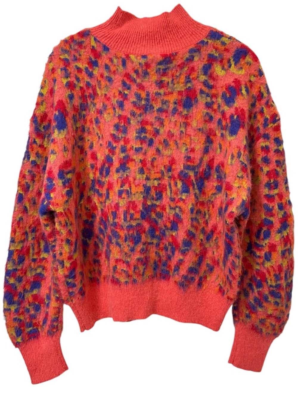 Anthropologie Maeve Holly Knit Mock Neck Sweater M - Picture 6 of 7